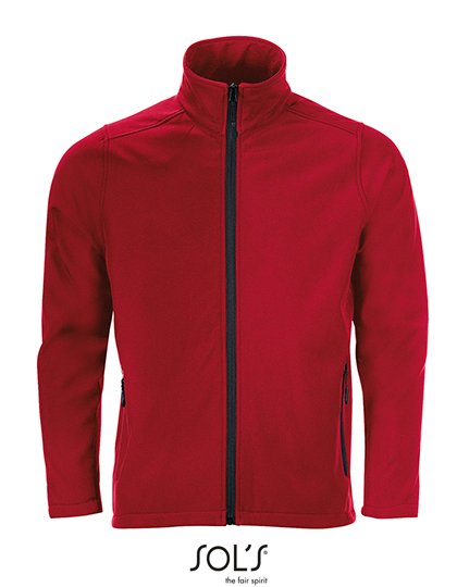 SOL´S Men's Softshell Zip Jacket Race – Pepper Red