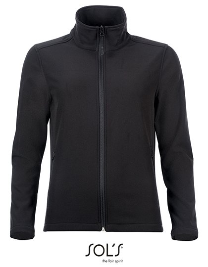 SOL´S Women's Softshell Zip Jacket Race – Black