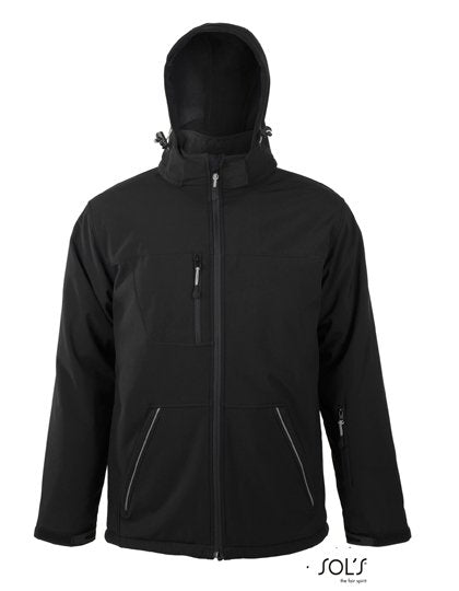 SOL´S Men's Rock Padded Softshell – Black