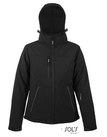 SOL´S Women's Rock Padded Softshell – Black