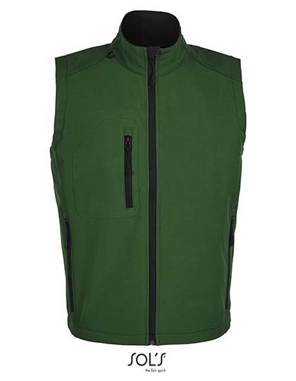 SOL´S Men's Sleeveless Softshell Rallye – Bottle Green