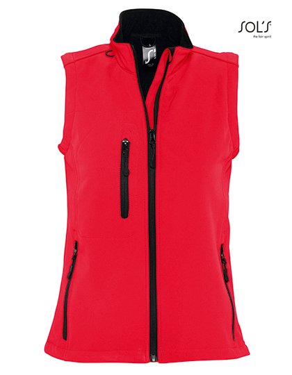 SOL´S Women's Sleeveless Softshell Rallye – Red