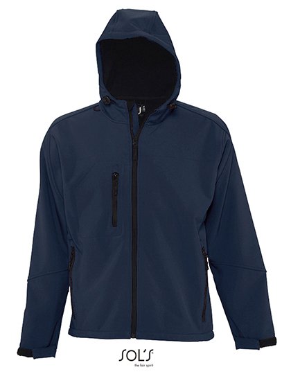 SOL´S Men's Hooded Softshell Jacket Replay – French Navy