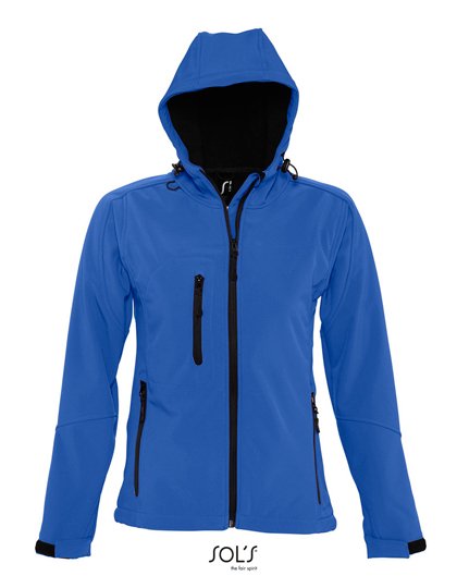 SOL´S Women's Hooded Softshell Jacket Replay – Royal Blue 241