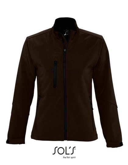 SOL´S Women's Softshell Jacket Roxy – Dark Chocolate