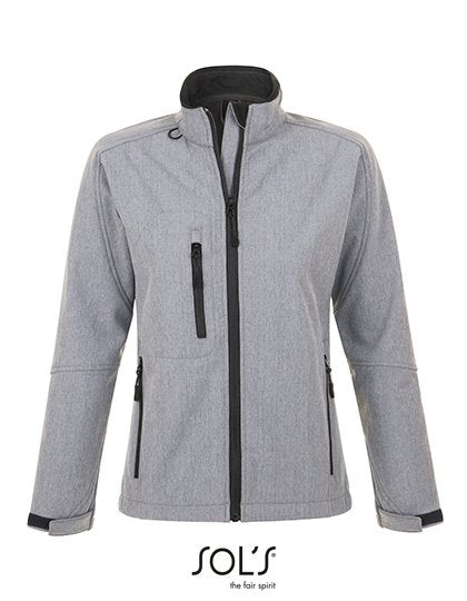 SOL´S Women's Softshell Jacket Roxy – Grey Melange