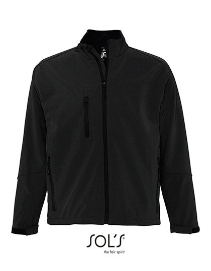 SOL´S Men's Softshell Jacket Relax – Black
