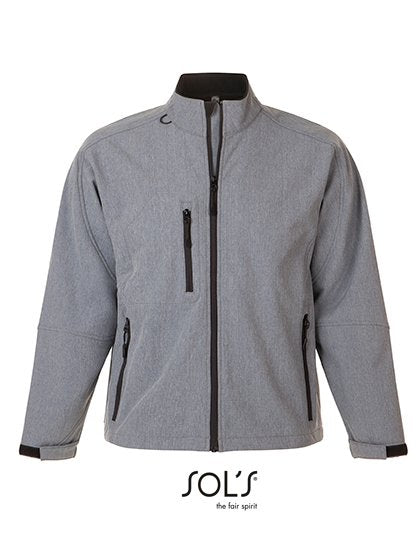 SOL´S Men's Softshell Jacket Relax – Grey Melange