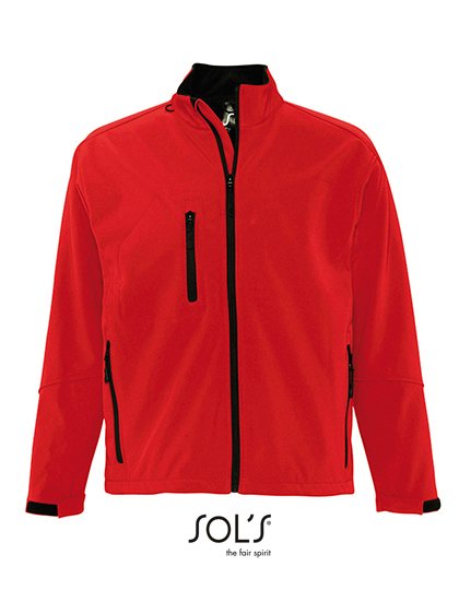 SOL´S Men's Softshell Jacket Relax – Pepper Red
