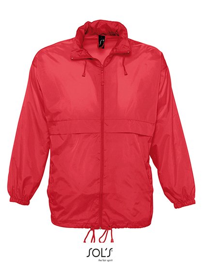 SOL´S Unisex Windbreaker Surf Jacket – Red