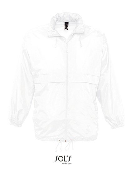 SOL´S Unisex Windbreaker Surf Jacket – White