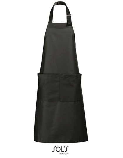 SOL´S Long Apron Gala – Dark Grey (Solid)