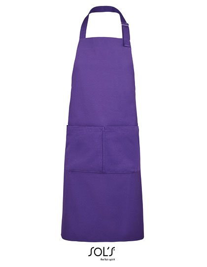 SOL´S Long Apron Gala – Dark Purple