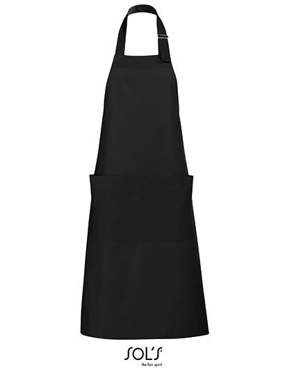 SOL´S Long Apron Gala – Deep Black