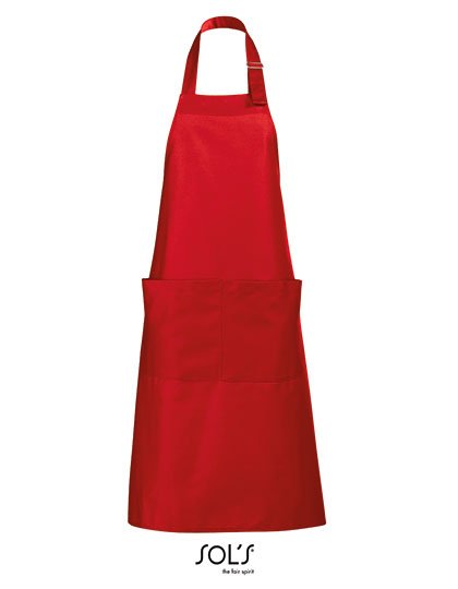 SOL´S Long Apron Gala – Red