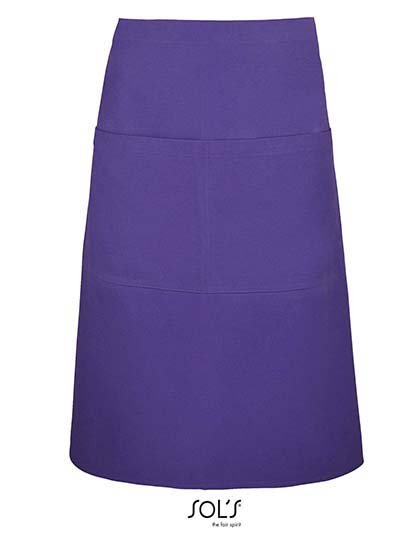 SOL´S Medium Apron Greenwich – Dark Purple