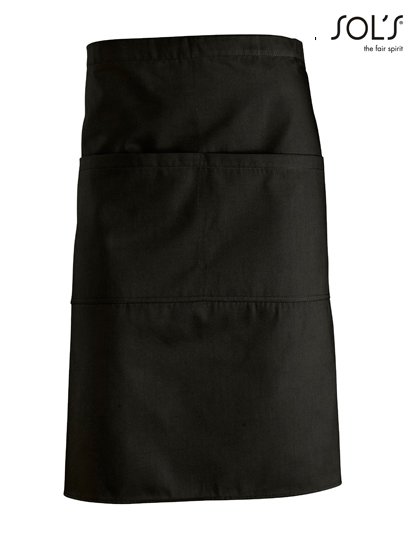 SOL´S Medium Apron Greenwich – Deep Black
