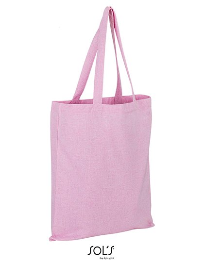 SOL´S Awake Recycled Shopping Bag – Heather Pink