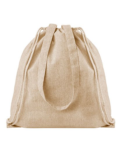 SOL´S Drawstring Backpack With Handles Atlanta – Heather Beige