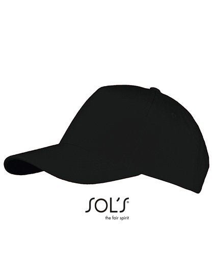 SOL´S Five Panels Cap Long Beach – Black