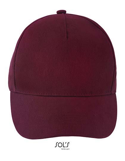 SOL´S Five Panels Cap Long Beach – Burgundy