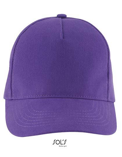SOL´S Five Panels Cap Long Beach – Dark Purple