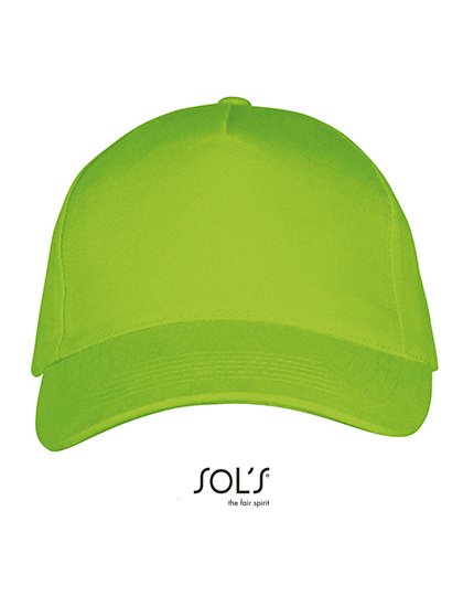 SOL´S Five Panels Cap Long Beach – Lime