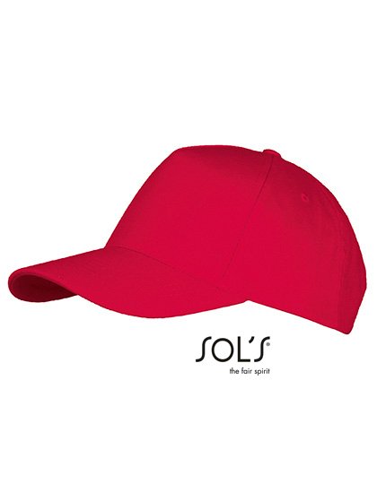 SOL´S Five Panels Cap Long Beach – Red