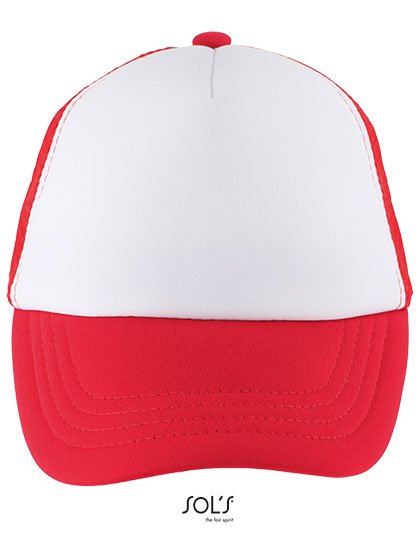 SOL´S Kids' Bubble Cap – White / Red