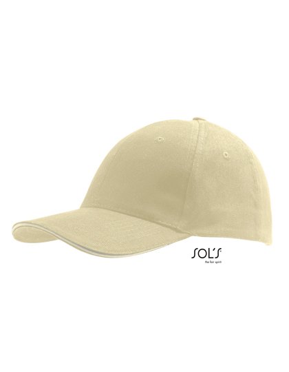 SOL´S Six Panel Cap Buffalo – Beige