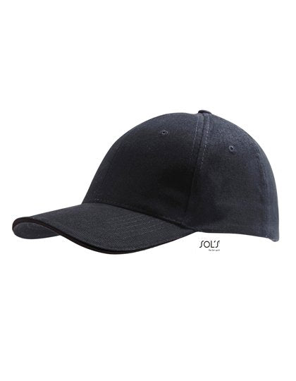 SOL´S Six Panel Cap Buffalo – Black