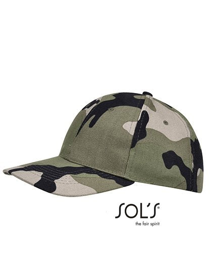 SOL´S Six Panel Cap Buffalo – Camo