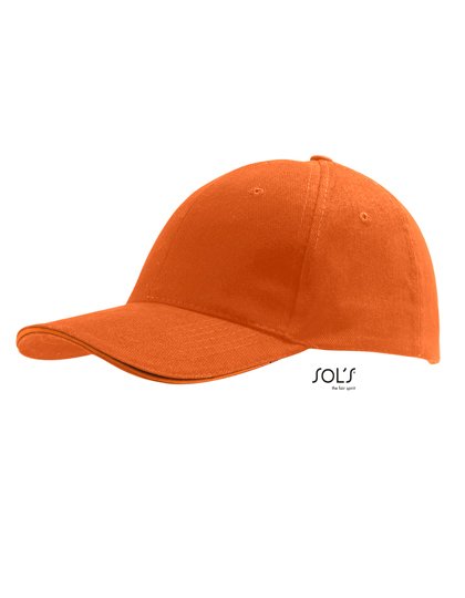 SOL´S Six Panel Cap Buffalo – Orange