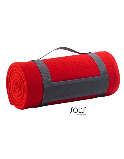 SOL´S Fleece Plaid – Red