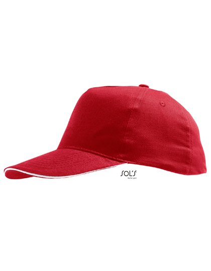 SOL´S Cap Sunny – Red / White