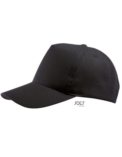 SOL´S Five Panel Cap Buzz – Black