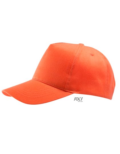 SOL´S Five Panel Cap Buzz – Orange