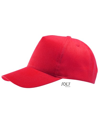 SOL´S Five Panel Cap Buzz – Red