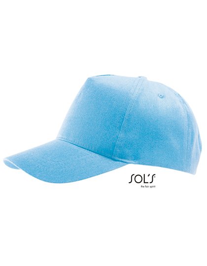 SOL´S Five Panel Cap Buzz – Sky Blue