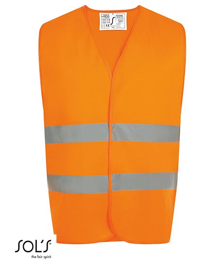 SOL´S Unisex Secure Pro Safety Vest – Neon Orange