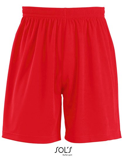 SOL´S Basic Shorts San Siro 2 – Red