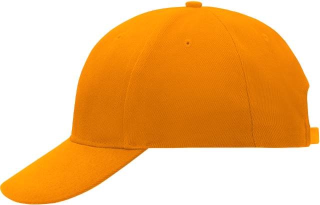 Daiber 6-Panel Cap Laminated – Orange