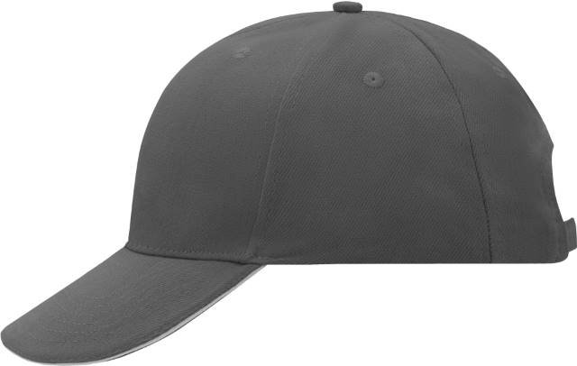 Daiber 6-Panel Sandwich Cap – Graphite / Light Grey