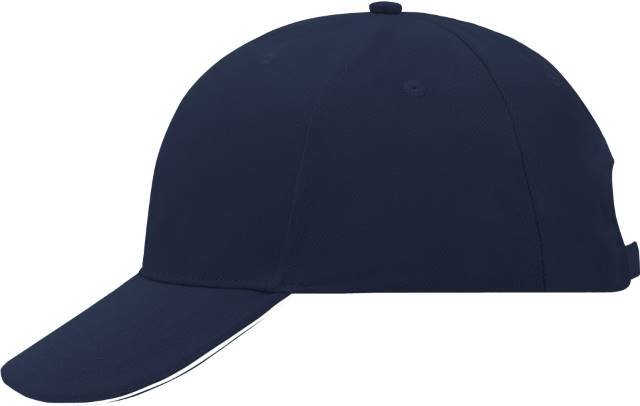 Daiber 6-Panel Sandwich Cap – Navy / White