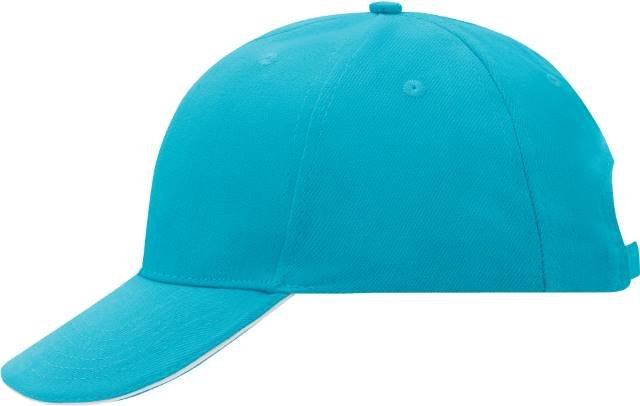 Daiber 6-Panel Sandwich Cap – Pacific / White