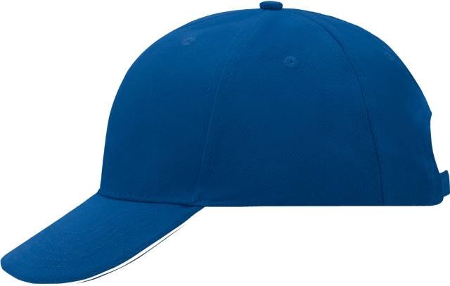 Daiber 6-Panel Sandwich Cap – Royal / White