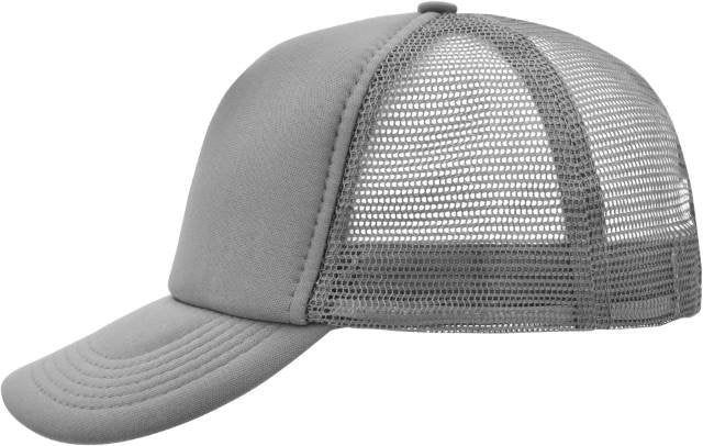 Daiber 5-Panel Polyester Mesh Cap – Dark Grey