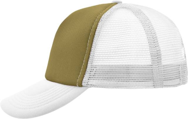 Daiber 5-Panel Polyester Mesh Cap – Olive