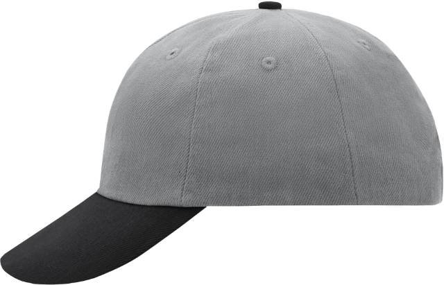 Daiber 6-Panel Raver Cap – Light Grey / Black