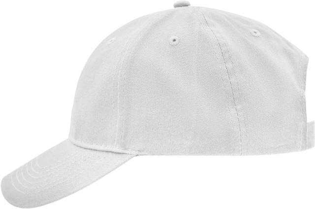 Daiber Brushed 6-Panel Cap – White